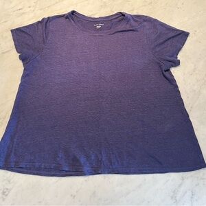 EILEEN FISHER Short-Sleeve Crewneck Tee Size XS